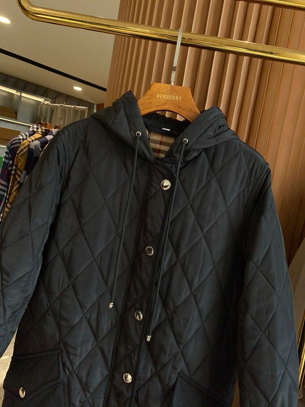 BURBERRY 25S LONG HOODED COAT 061