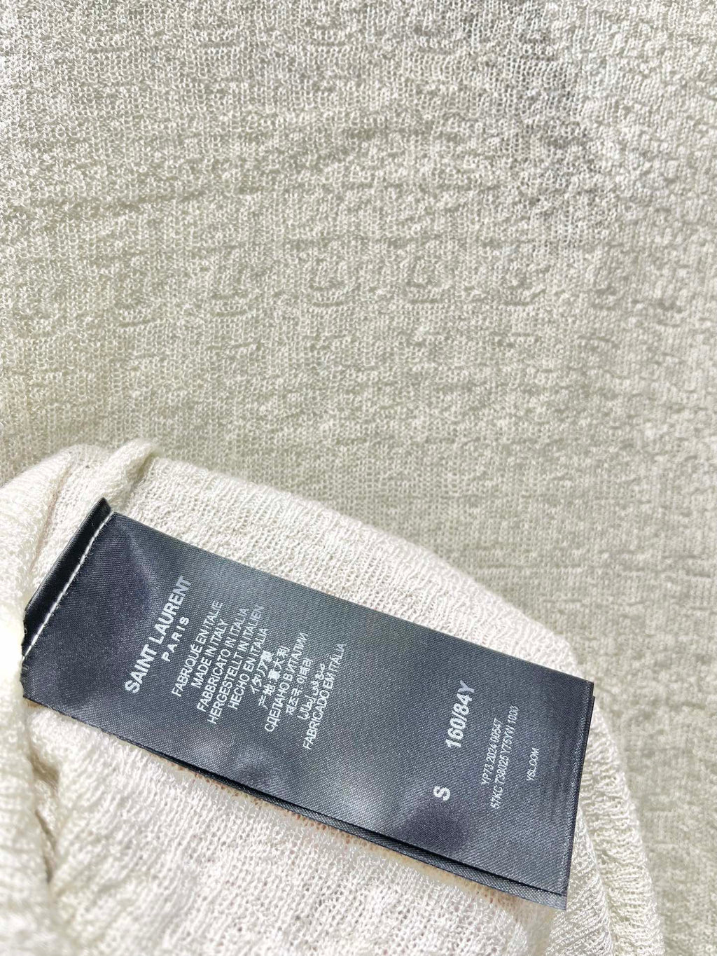 YSL 25S FITTED TURTLENECK SWEATER STYLE 182