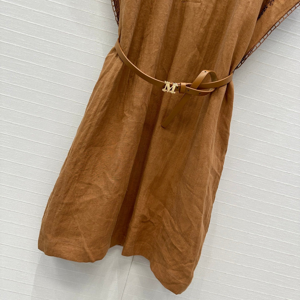 MAX MARA LINEN DRESS 268247